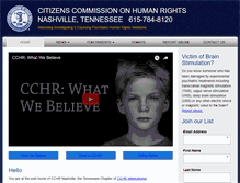 Tablet Screenshot of cchrnashville.org